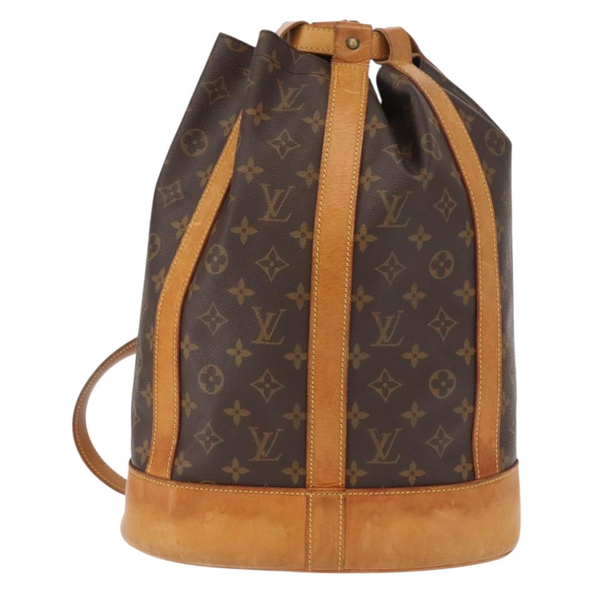 LOUIS VUITTON Monogram Randonnee PM Shoulder Bag M42243 LV Auth 149527A