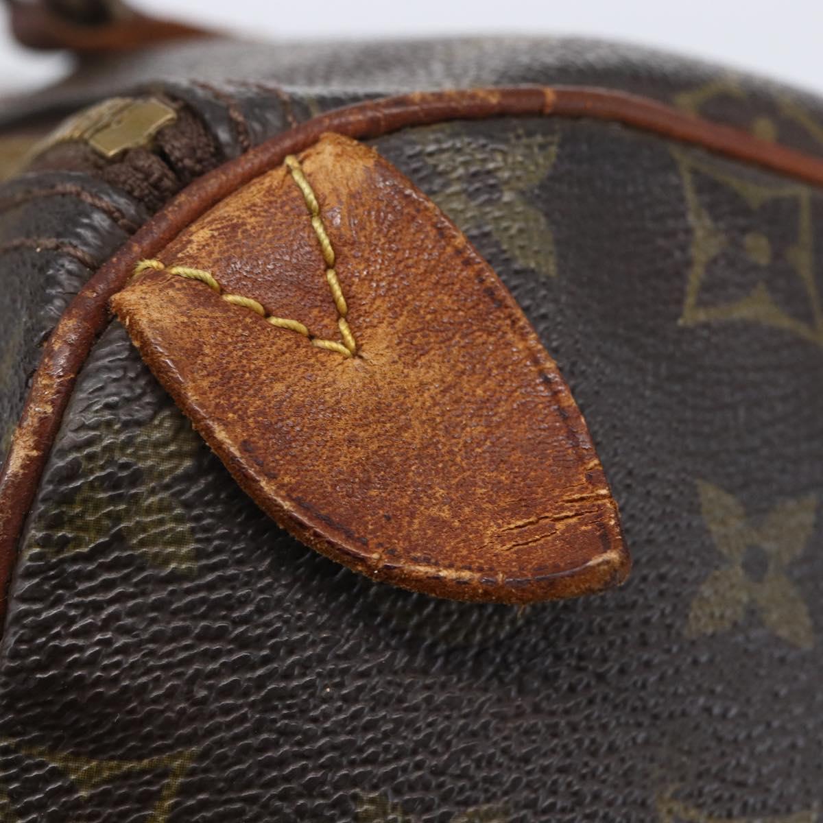 LOUIS VUITTON Monogram Speedy 30 Hand Bag M41526 LV Auth 149528