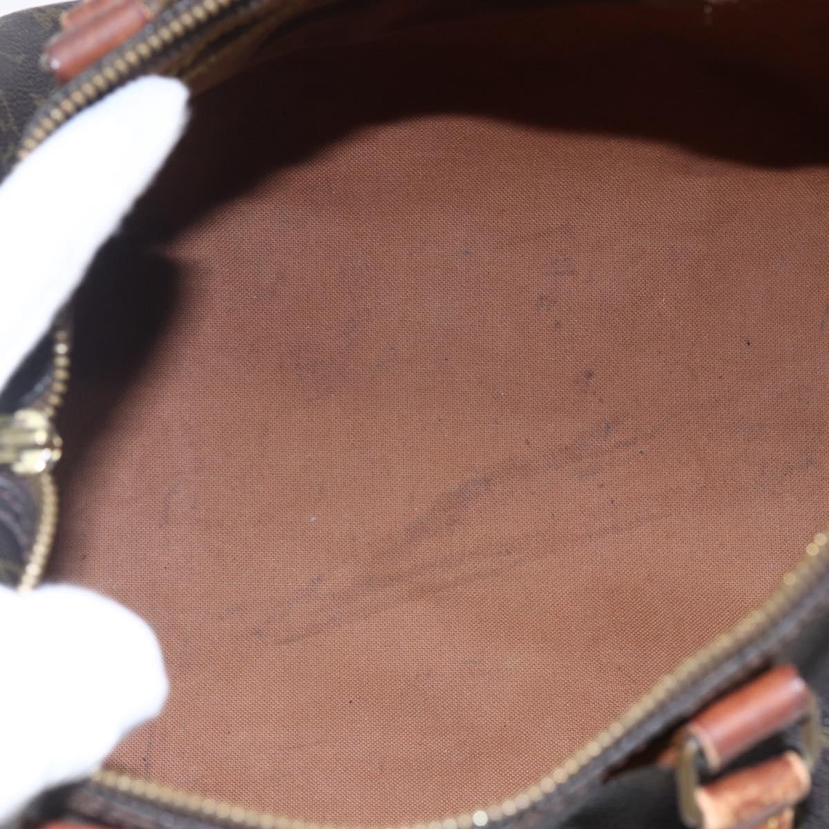LOUIS VUITTON Monogram Speedy 30 Hand Bag M41526 LV Auth 149528