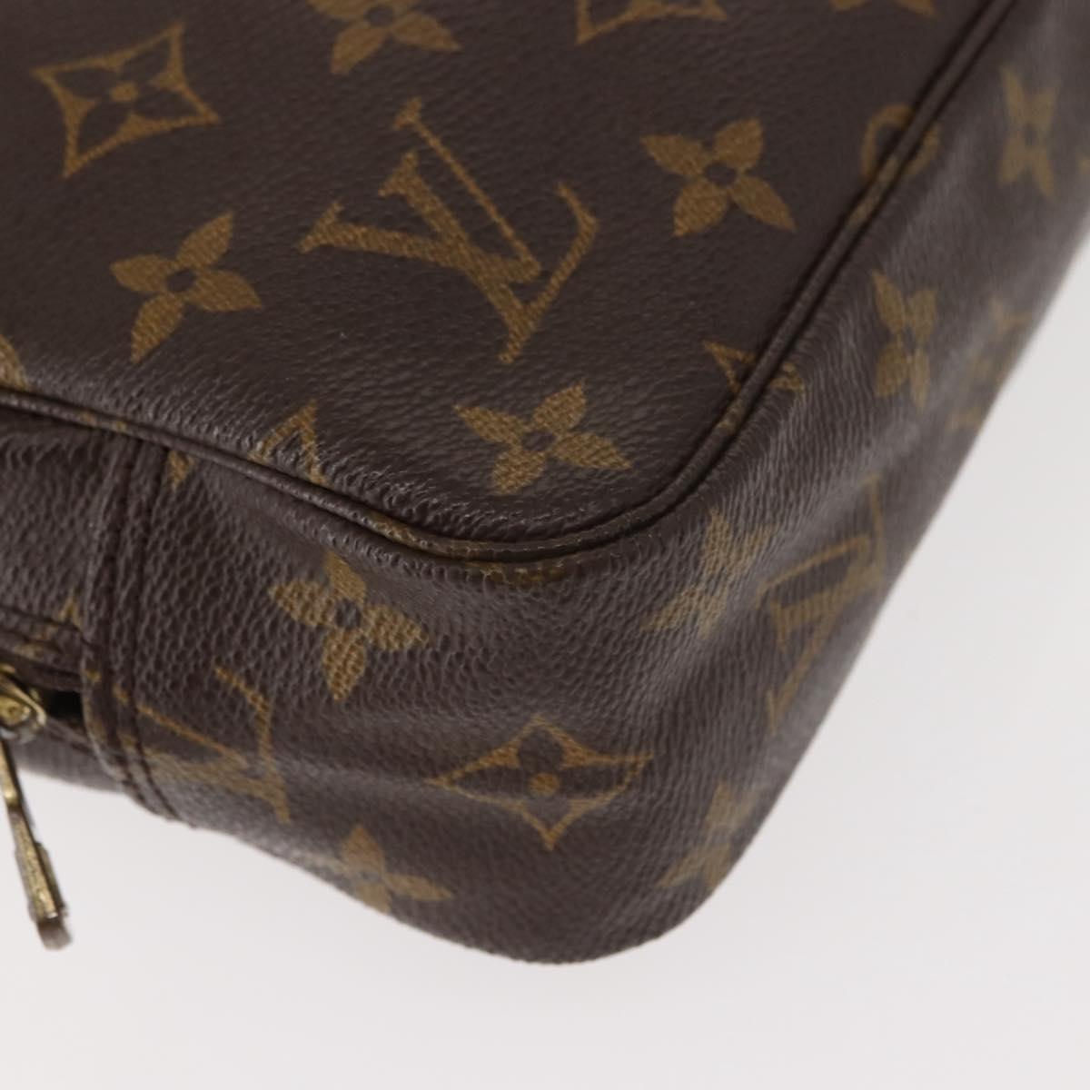 LOUIS VUITTON Monogram Trousse Toilette 23 Clutch Bag M47524 LV Auth 149535
