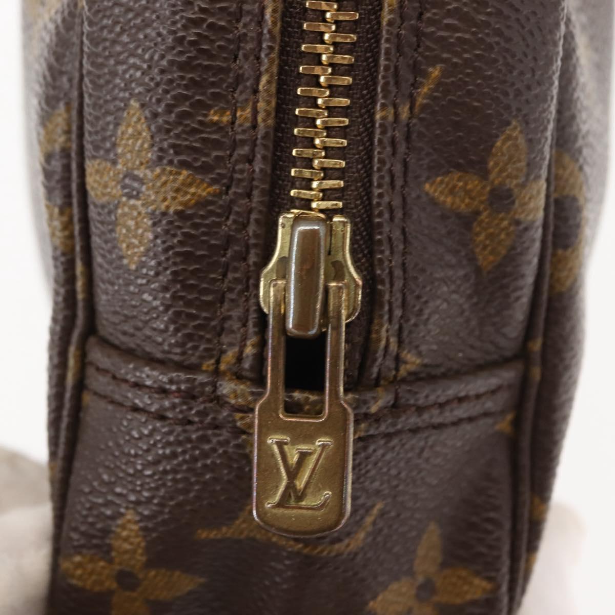 LOUIS VUITTON Monogram Trousse Toilette 23 Clutch Bag M47524 LV Auth 149535