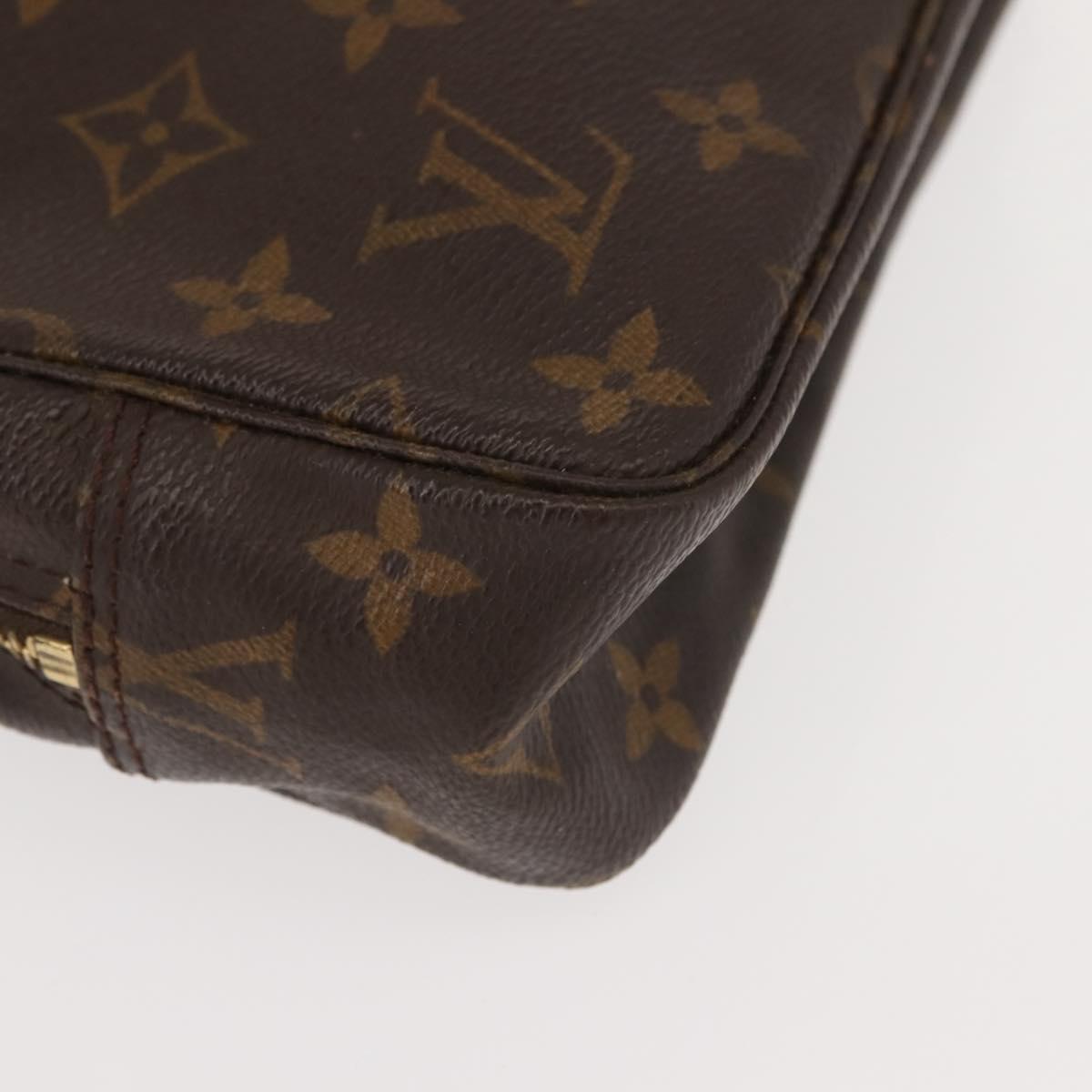 LOUIS VUITTON Monogram Trousse Toilette 23 Clutch Bag M47524 LV Auth 149536