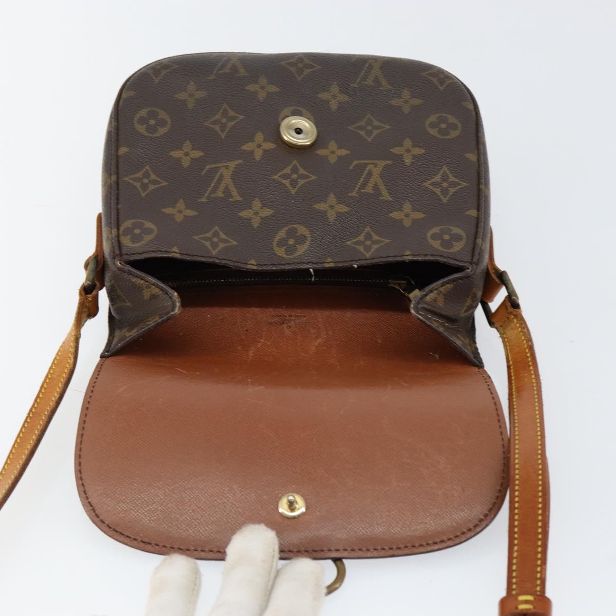 LOUIS VUITTON Monogram Saint Cloud MM Shoulder Bag M51243 LV Auth 149537