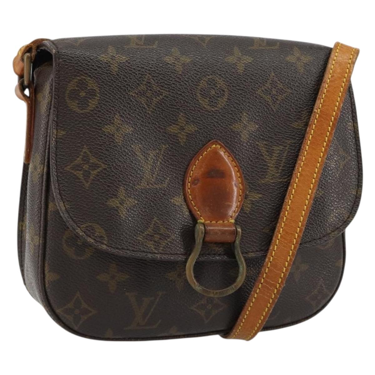 LOUIS VUITTON Monogram Saint Cloud MM Shoulder Bag M51243 LV Auth 149537