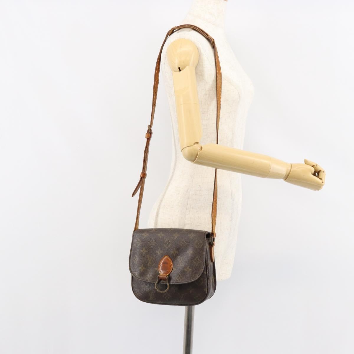 LOUIS VUITTON Monogram Saint Cloud MM Shoulder Bag M51243 LV Auth 149537