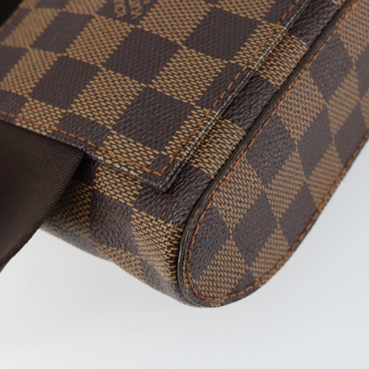 LOUIS VUITTON Damier Ebene Geronimos Shoulder Bag N51994 LV Auth 149538V