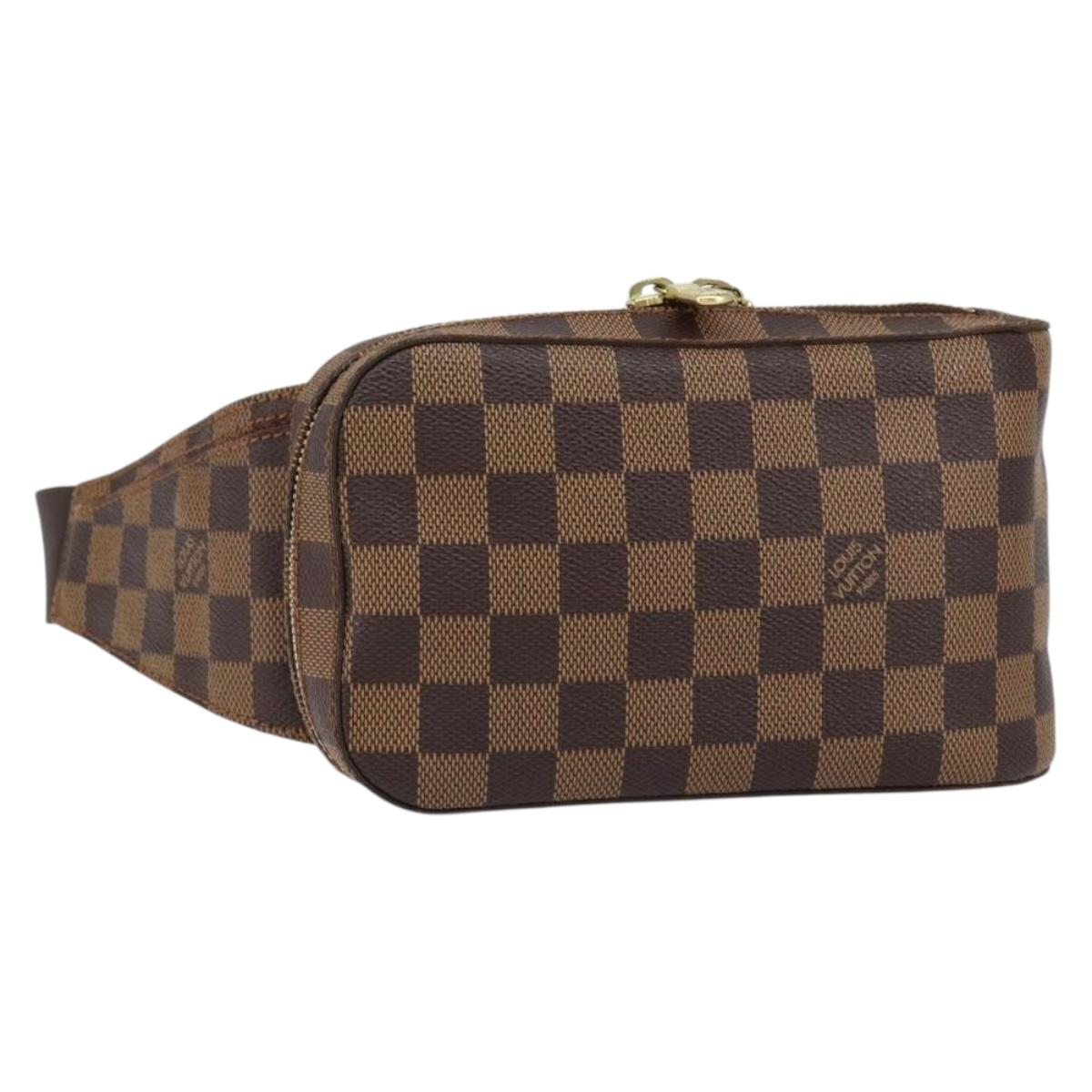 LOUIS VUITTON Damier Ebene Geronimos Shoulder Bag N51994 LV Auth 149538V