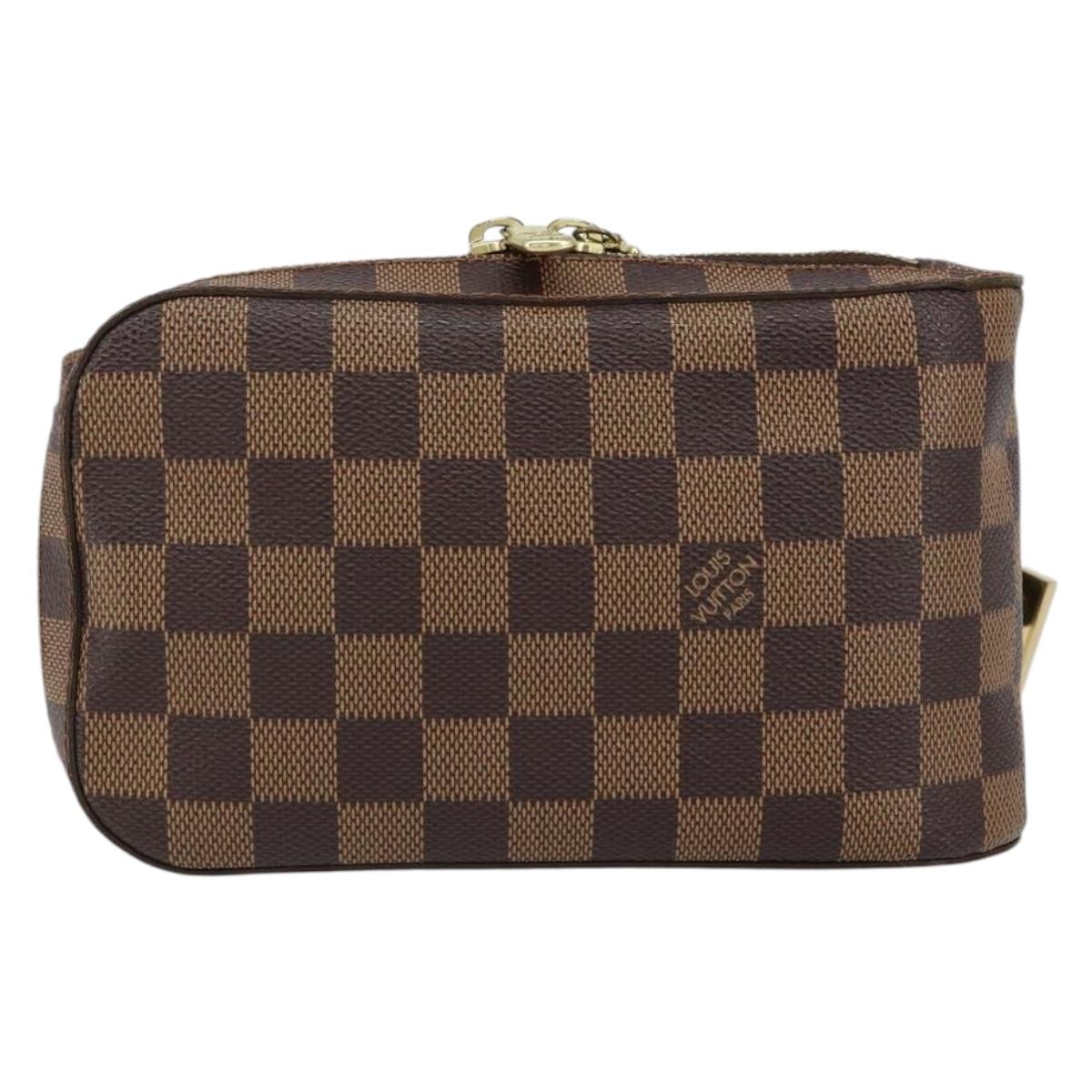 LOUIS VUITTON Damier Ebene Geronimos Shoulder Bag N51994 LV Auth 149538V