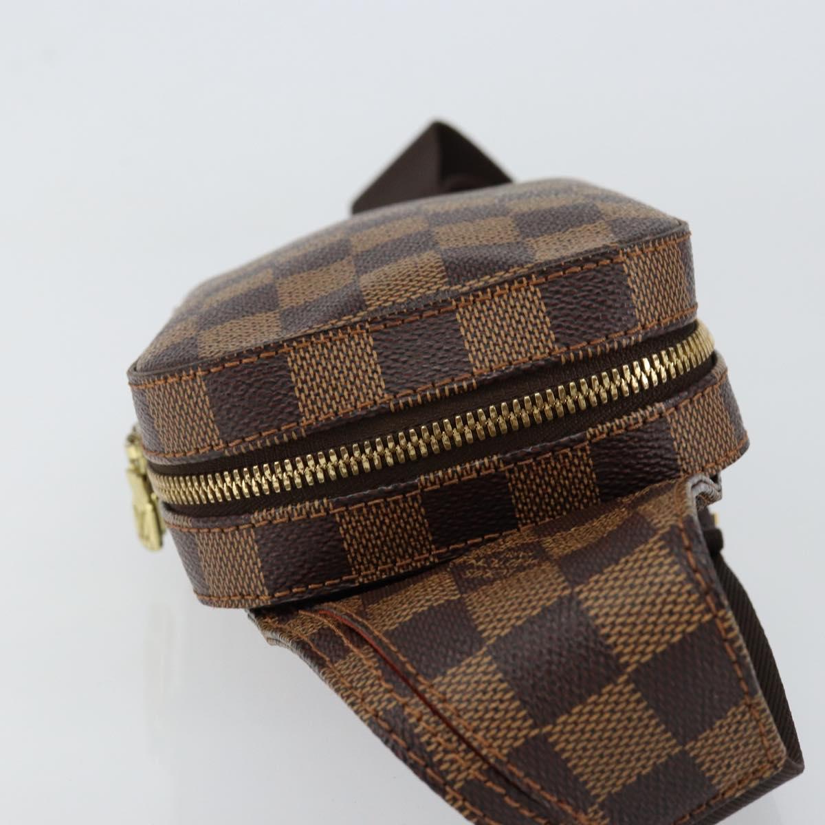 LOUIS VUITTON Damier Ebene Geronimos Shoulder Bag N51994 LV Auth 149538V