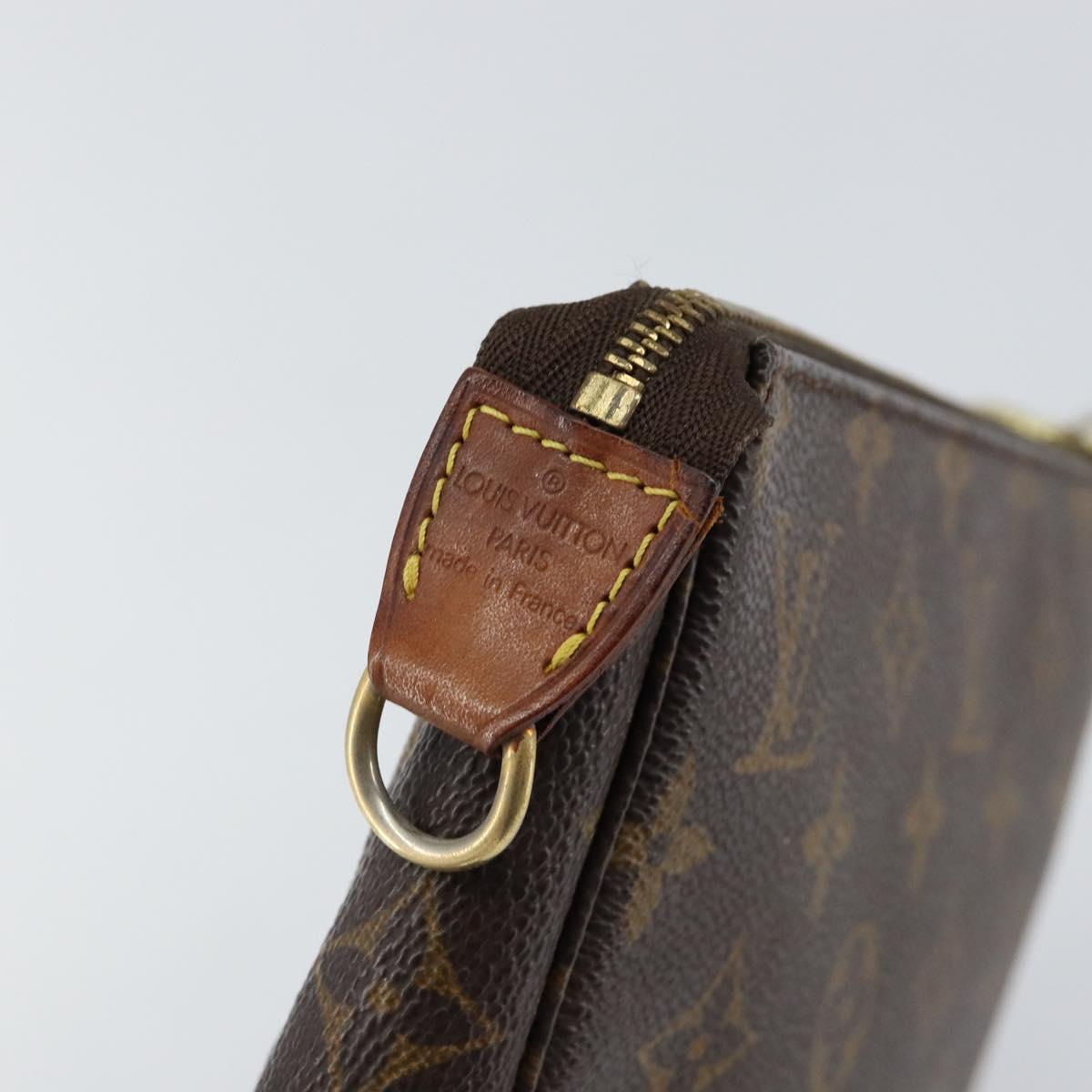 LOUIS VUITTON Monogram Pochette Accessoires Pouch M51980 LV Auth 149558