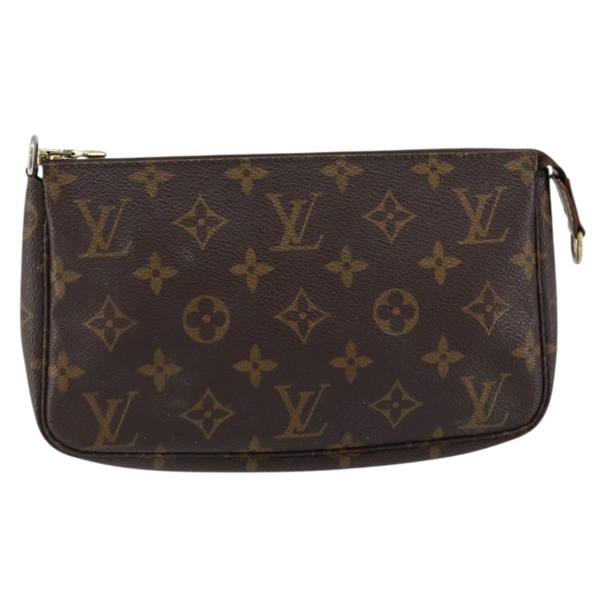 LOUIS VUITTON Monogram Pochette Accessoires Pouch M51980 LV Auth 149558