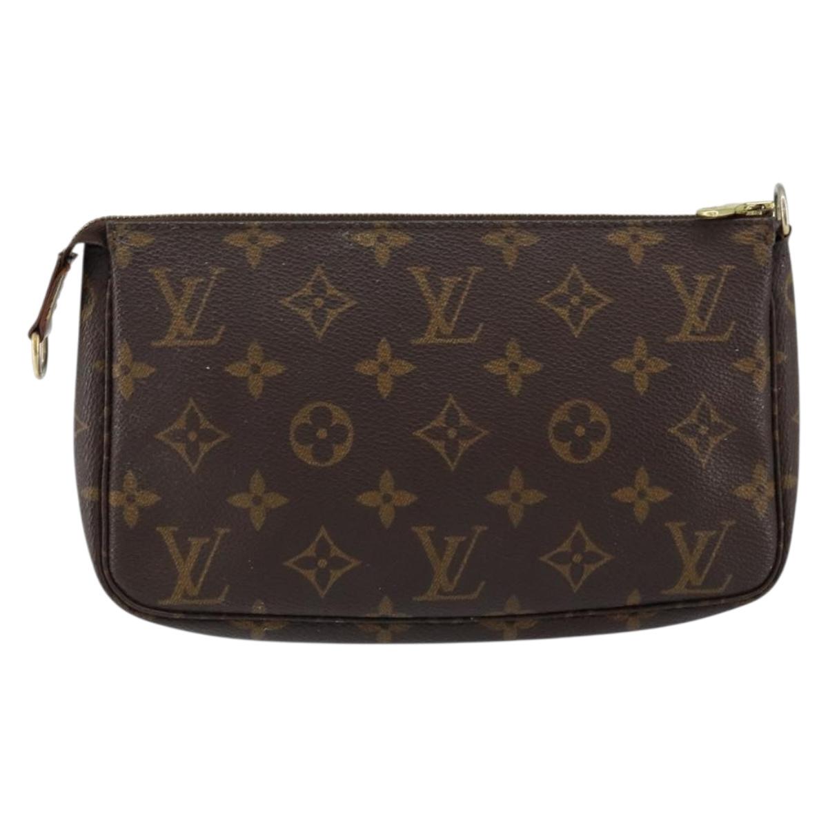 LOUIS VUITTON Monogram Pochette Accessoires Pouch M51980 LV Auth 149558