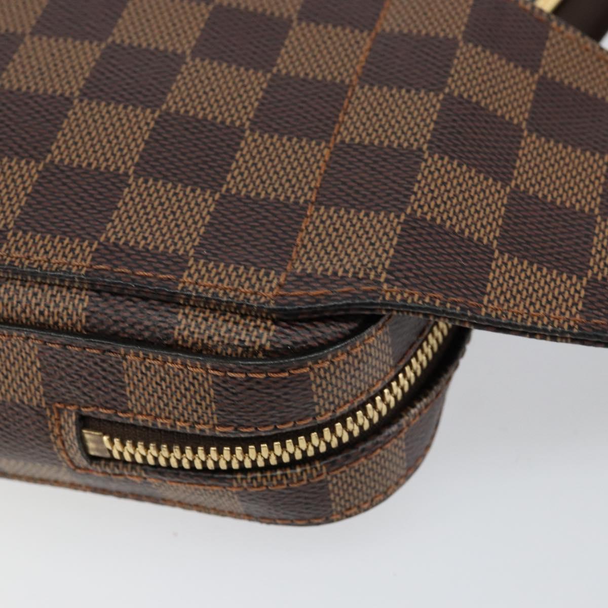 LOUIS VUITTON Damier Ebene Geronimos Shoulder Bag N51994 LV Auth 149561V