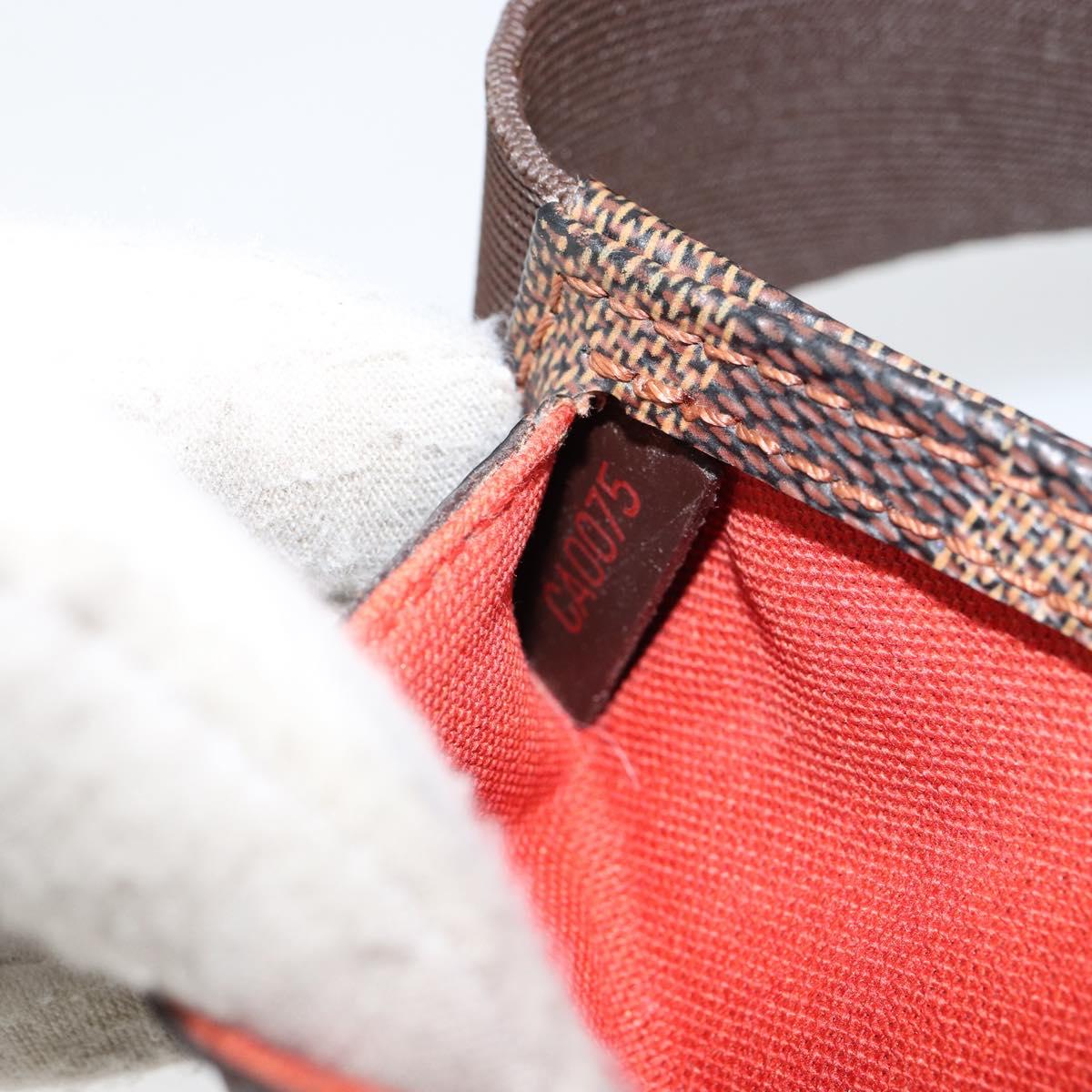 LOUIS VUITTON Damier Ebene Geronimos Shoulder Bag N51994 LV Auth 149561V