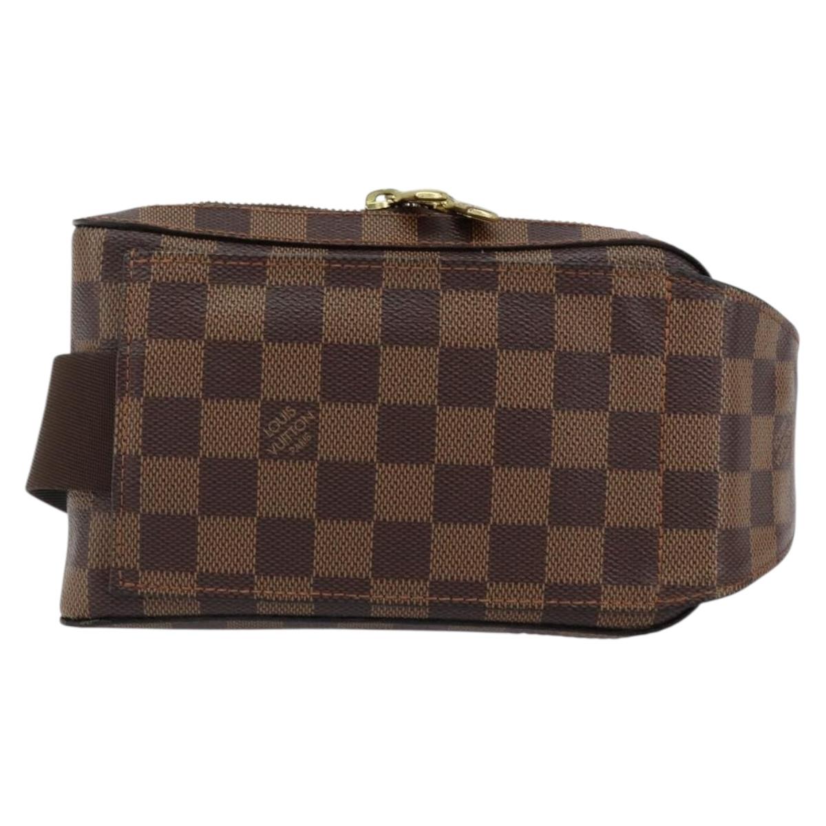 LOUIS VUITTON Damier Ebene Geronimos Shoulder Bag N51994 LV Auth 149561V