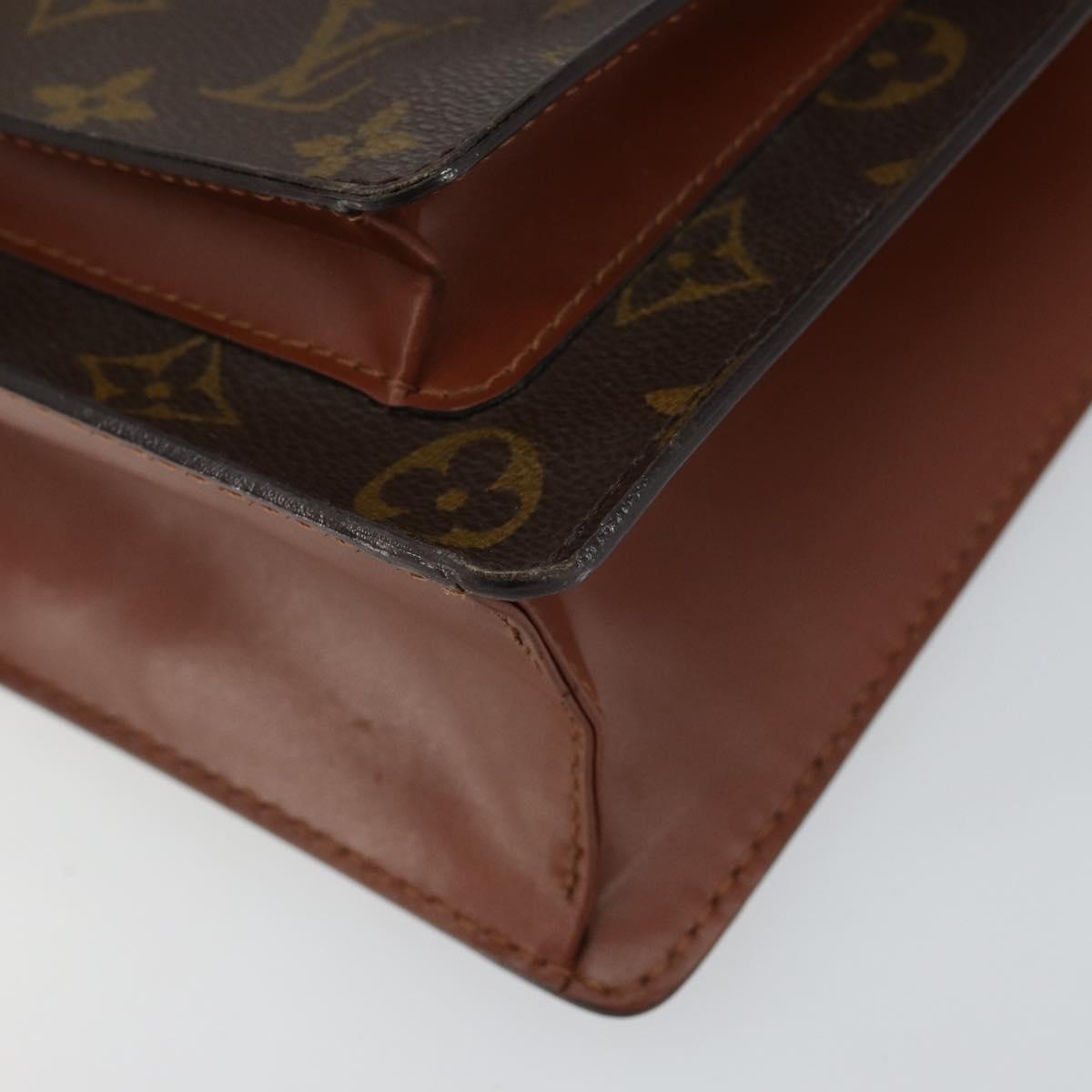 LOUIS VUITTON Monogram Monceau 28 Hand Bag M51185 LV Auth 149562