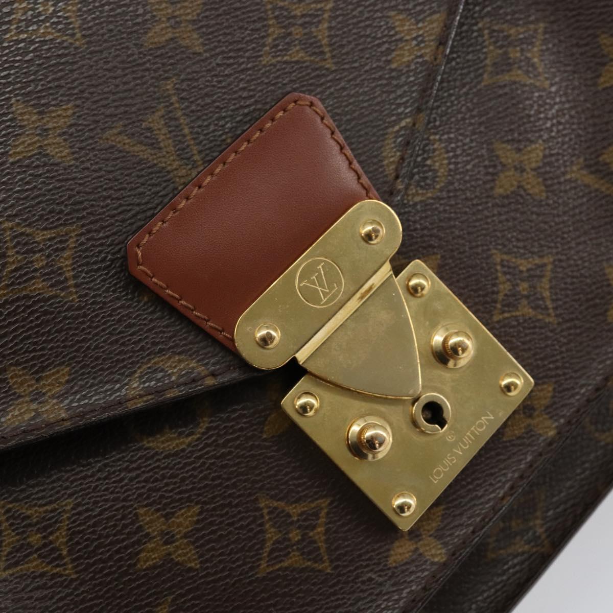 LOUIS VUITTON Monogram Monceau 28 Hand Bag M51185 LV Auth 149562