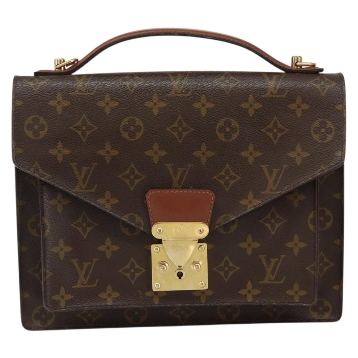 LOUIS VUITTON Monogram Monceau 28 Hand Bag M51185 LV Auth 149562