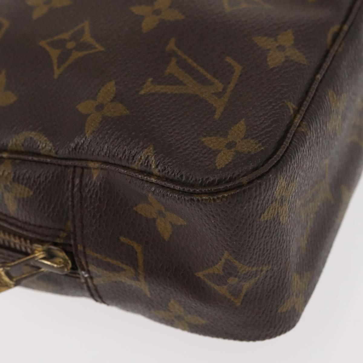 LOUIS VUITTON Monogram Trousse Toilette 23 Clutch Bag M47524 LV Auth 149565