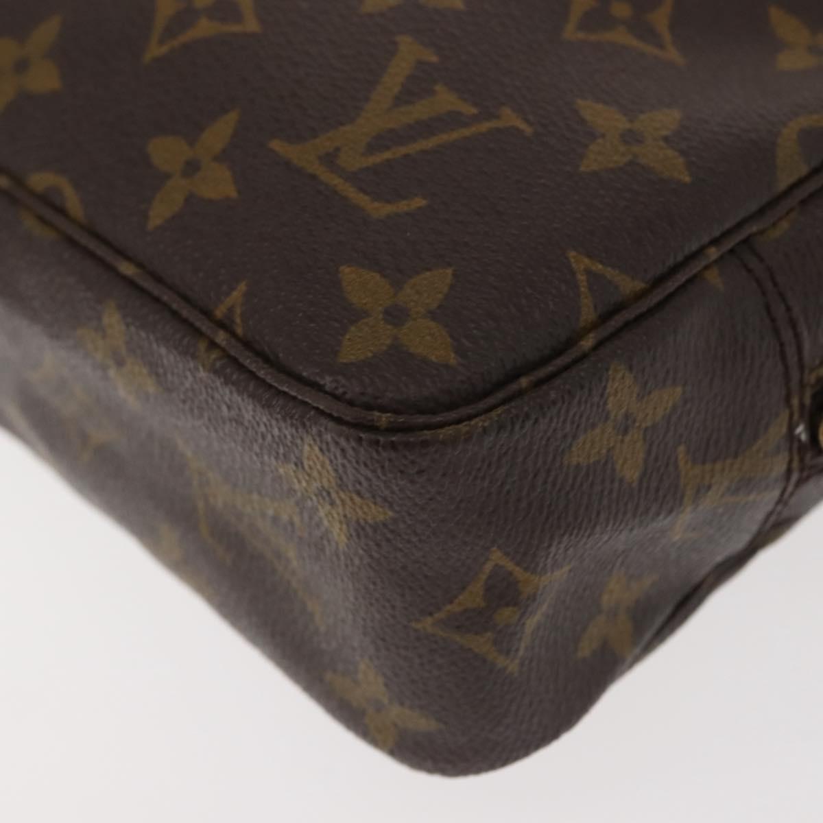 LOUIS VUITTON Monogram Trousse Toilette 23 Clutch Bag M47524 LV Auth 149565