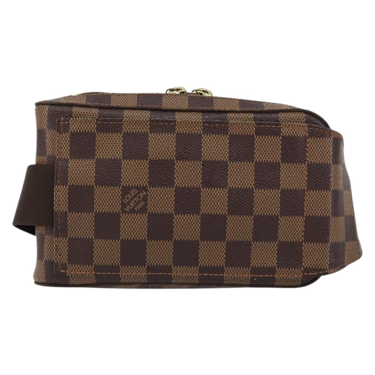 LOUIS VUITTON Damier Ebene Geronimos Shoulder Bag N51994 LV Auth 149566