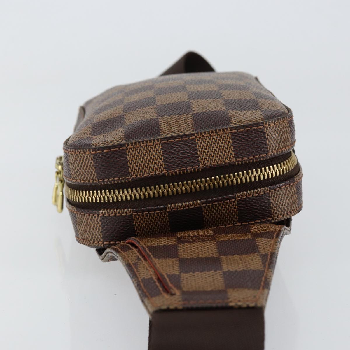 LOUIS VUITTON Damier Ebene Geronimos Shoulder Bag N51994 LV Auth 149566