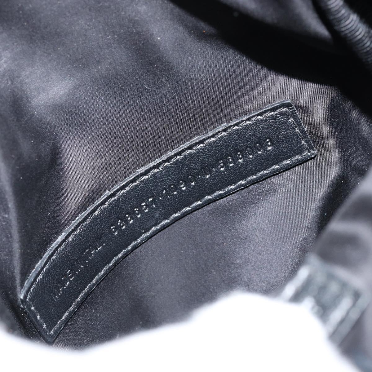 BALENCIAGA Messenger Bag Small Shoulder Bag Canvas Black 638657 Auth 149577