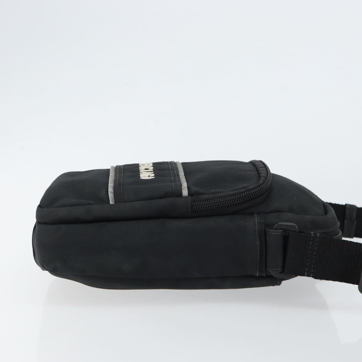 BALENCIAGA Messenger Bag Small Shoulder Bag Canvas Black 638657 Auth 149577
