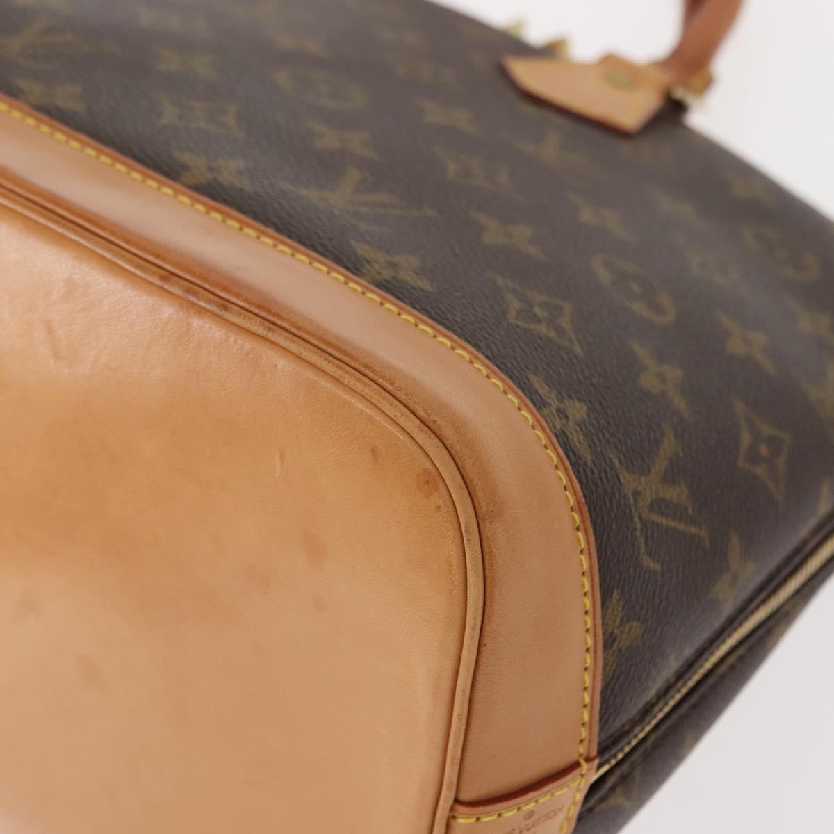 LOUIS VUITTON Monogram Alma Hand Bag M51130 LV Auth 149580