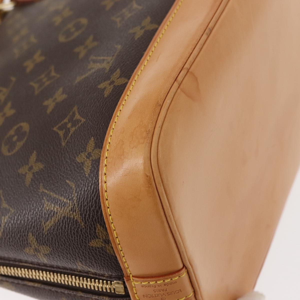 LOUIS VUITTON Monogram Alma Hand Bag M51130 LV Auth 149580