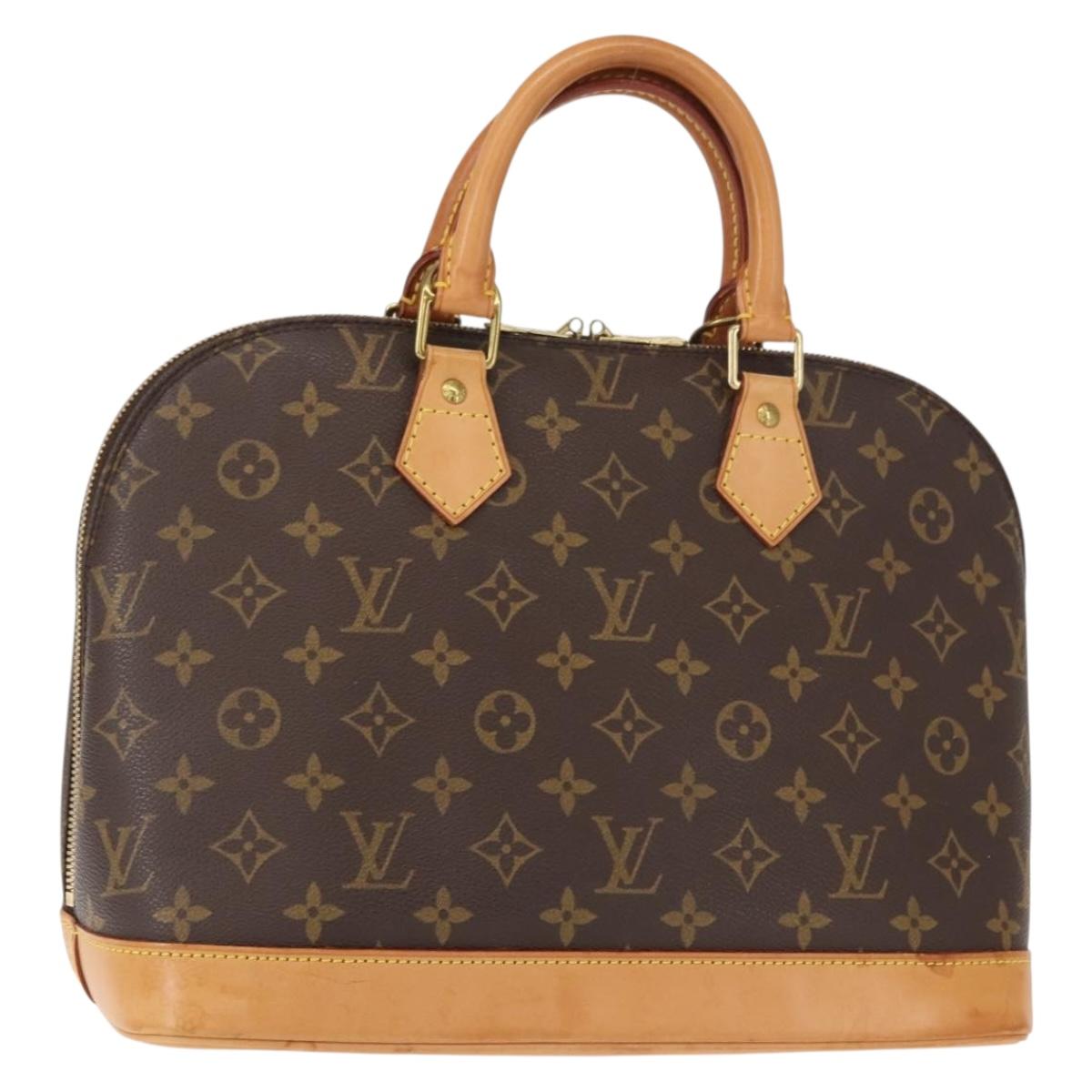 LOUIS VUITTON Monogram Alma Hand Bag M51130 LV Auth 149580