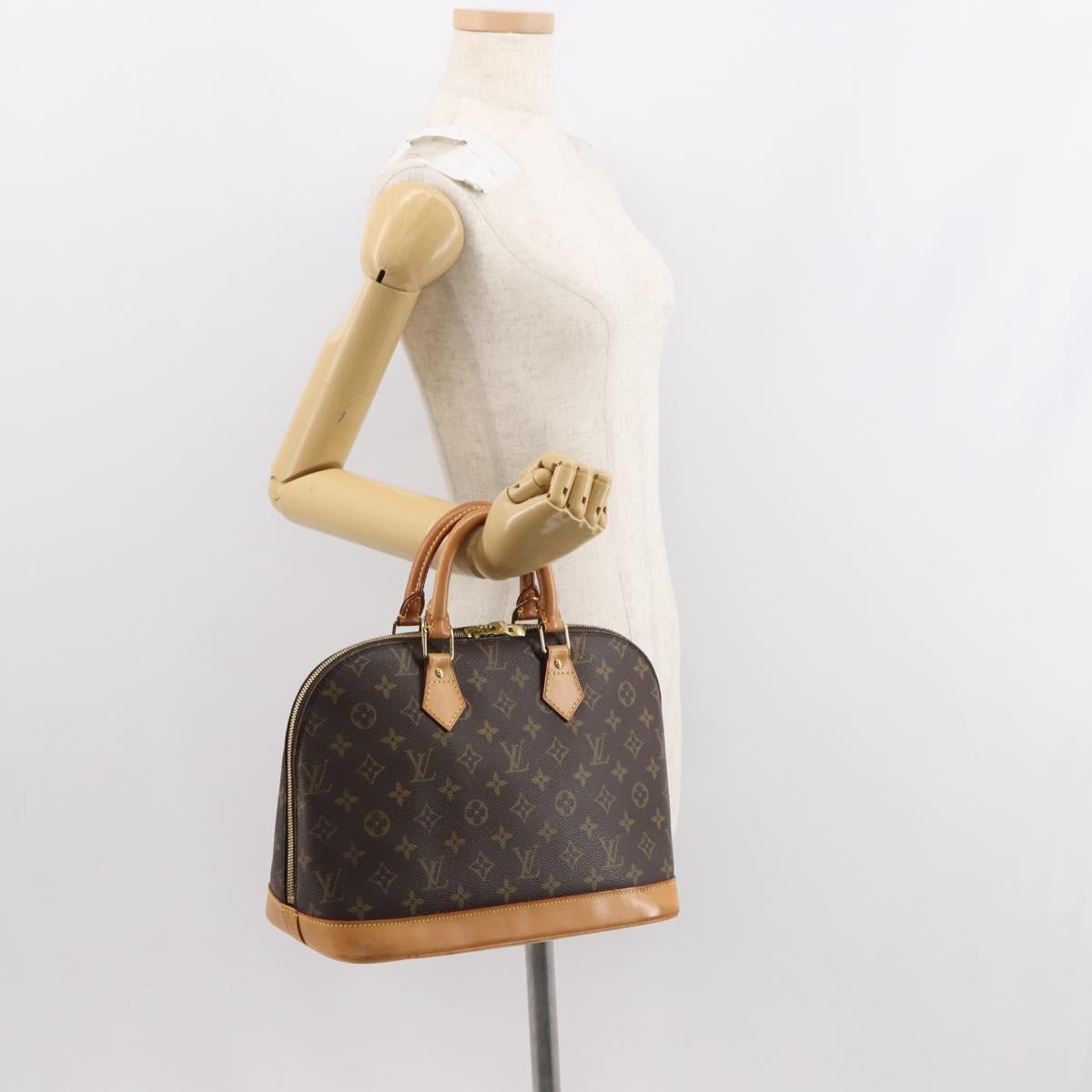 LOUIS VUITTON Monogram Alma Hand Bag M51130 LV Auth 149580