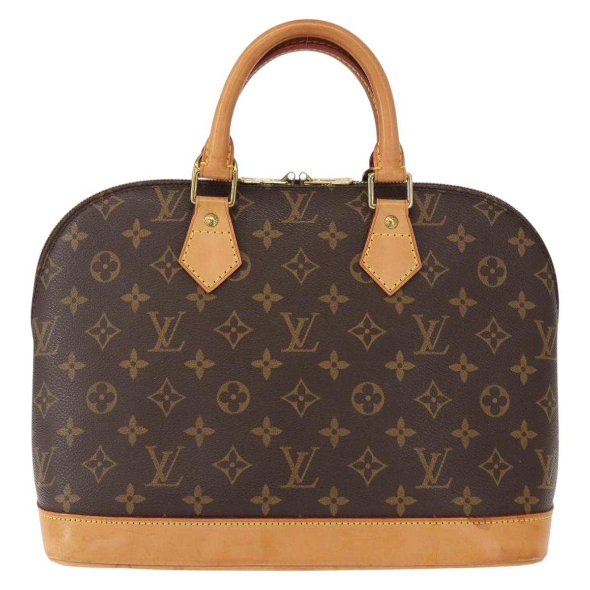LOUIS VUITTON Monogram Alma Hand Bag M51130 LV Auth 149580