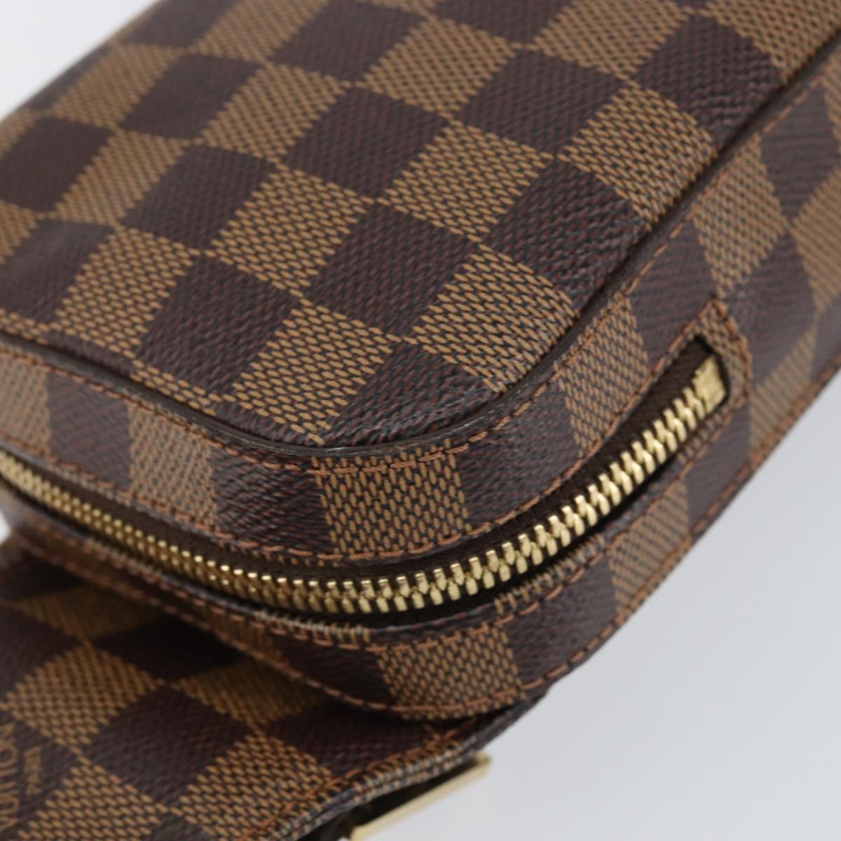 LOUIS VUITTON Damier Ebene Geronimos Shoulder Bag N51994 LV Auth 149581V
