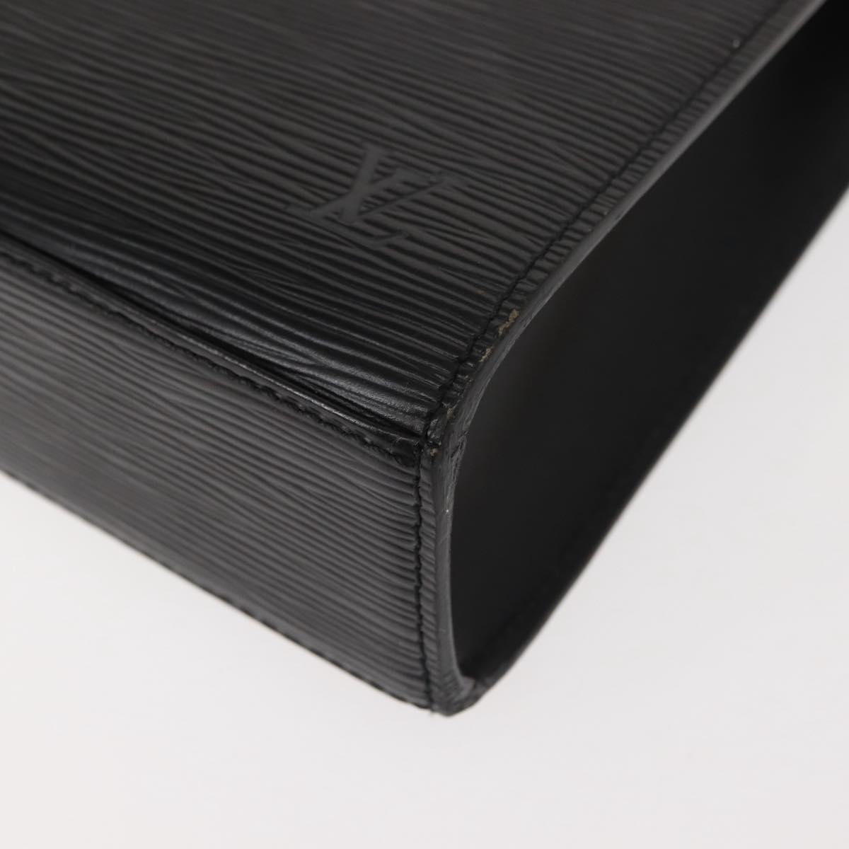 LOUIS VUITTON Epi Malesherbes Hand Bag Black M52372 LV Auth 149589