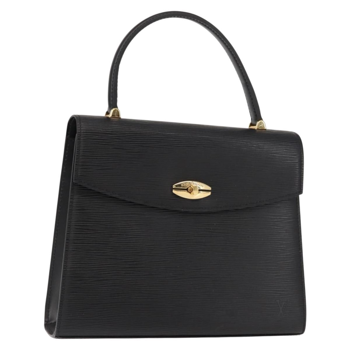 LOUIS VUITTON Epi Malesherbes Hand Bag Black M52372 LV Auth 149589