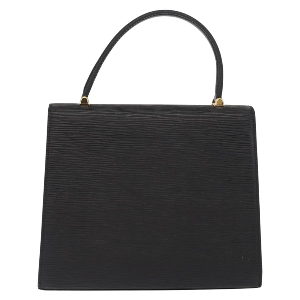 LOUIS VUITTON Epi Malesherbes Hand Bag Black M52372 LV Auth 149589