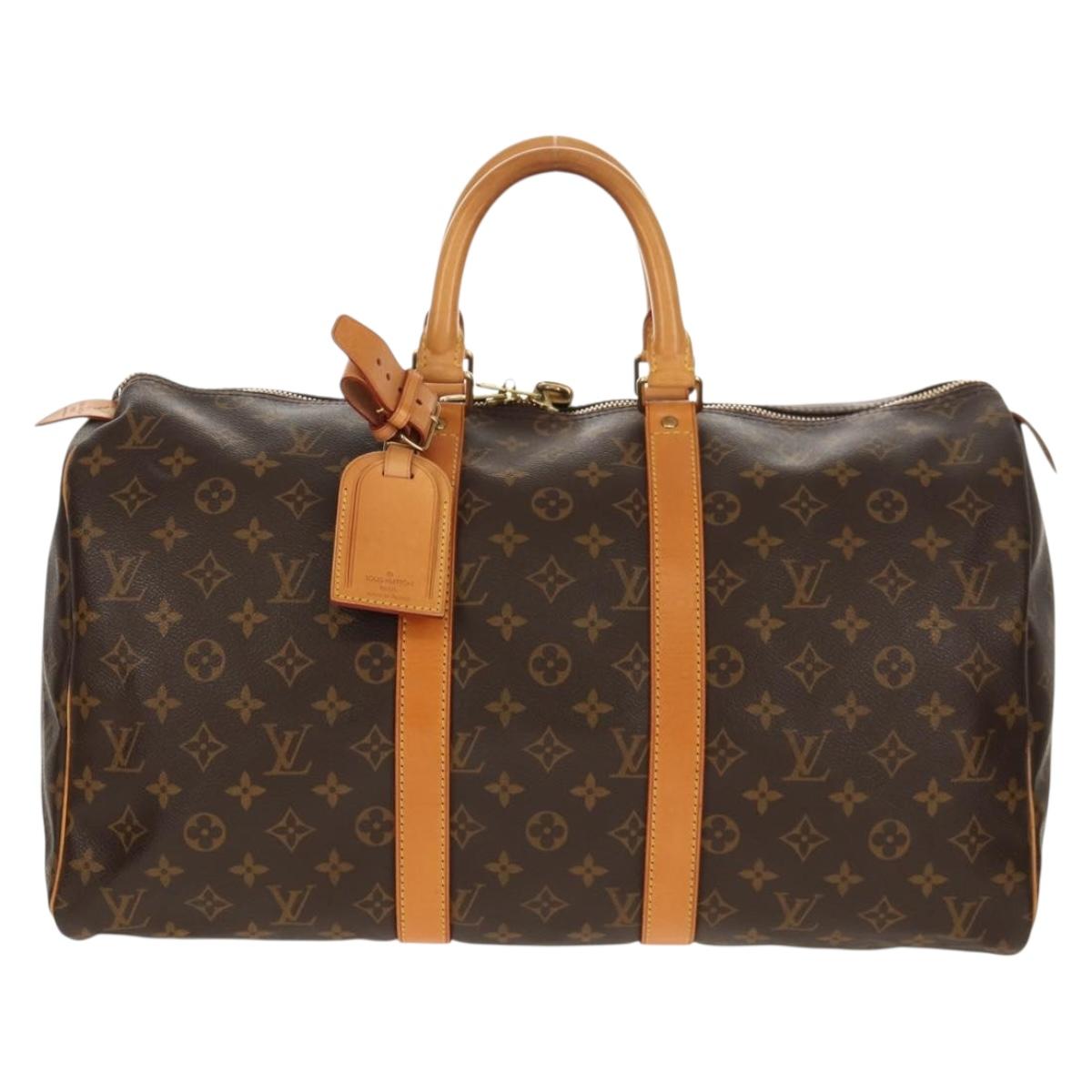 LOUIS VUITTON Monogram Keepall 45 Boston Bag M41428 LV Auth 149593A
