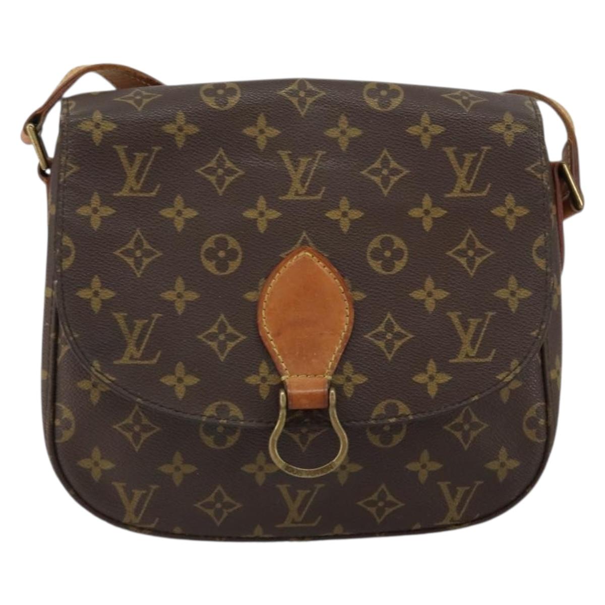 LOUIS VUITTON Monogram Saint Cloud GM Shoulder Bag M51242 LV Auth 149599