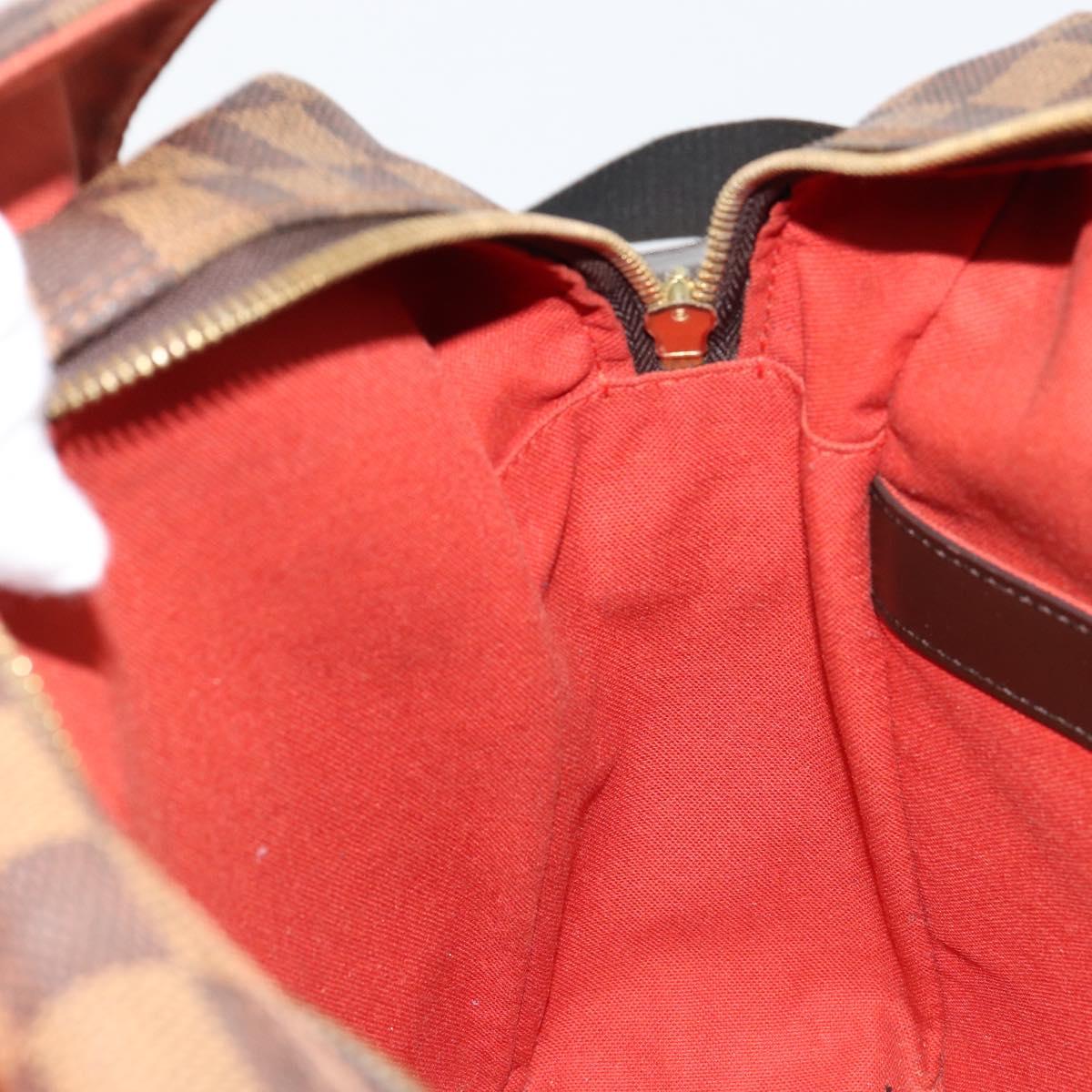 LOUIS VUITTON Damier Ebene Naviglio Shoulder Bag N45255 LV Auth 149600