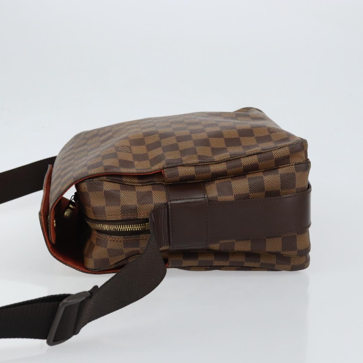 LOUIS VUITTON Damier Ebene Naviglio Shoulder Bag N45255 LV Auth 149600