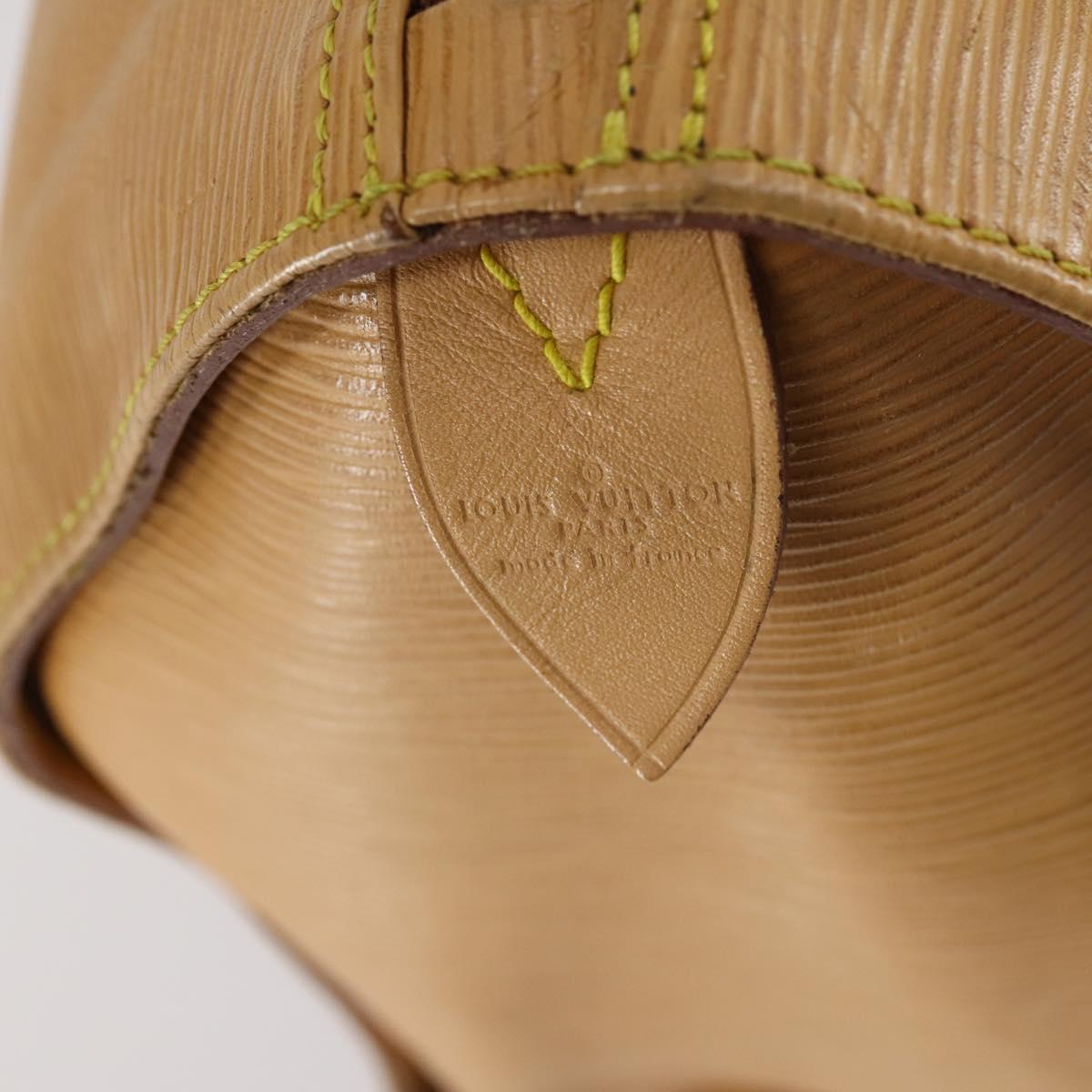 LOUIS VUITTON Epi Speedy 35 Hand Bag Beige LV Auth 149604