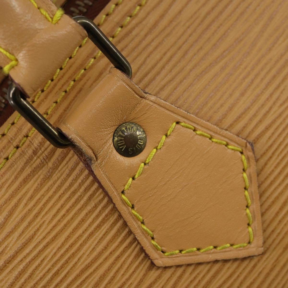 LOUIS VUITTON Epi Speedy 35 Hand Bag Beige LV Auth 149604