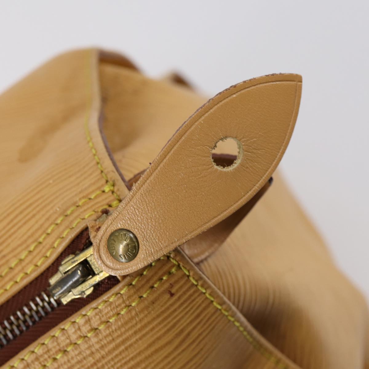 LOUIS VUITTON Epi Speedy 35 Hand Bag Beige LV Auth 149604