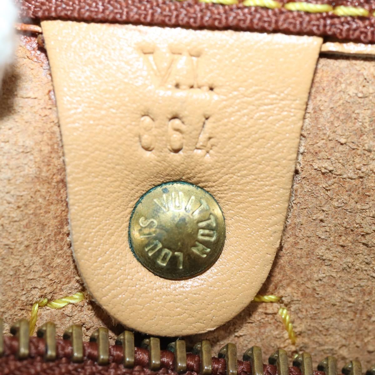 LOUIS VUITTON Epi Speedy 35 Hand Bag Beige LV Auth 149604