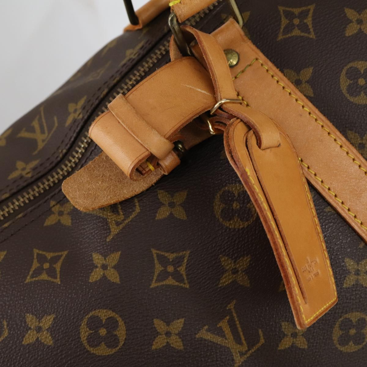 LOUIS VUITTON Monogram Keepall 60 Boston Bag M41422 LV Auth 149605V