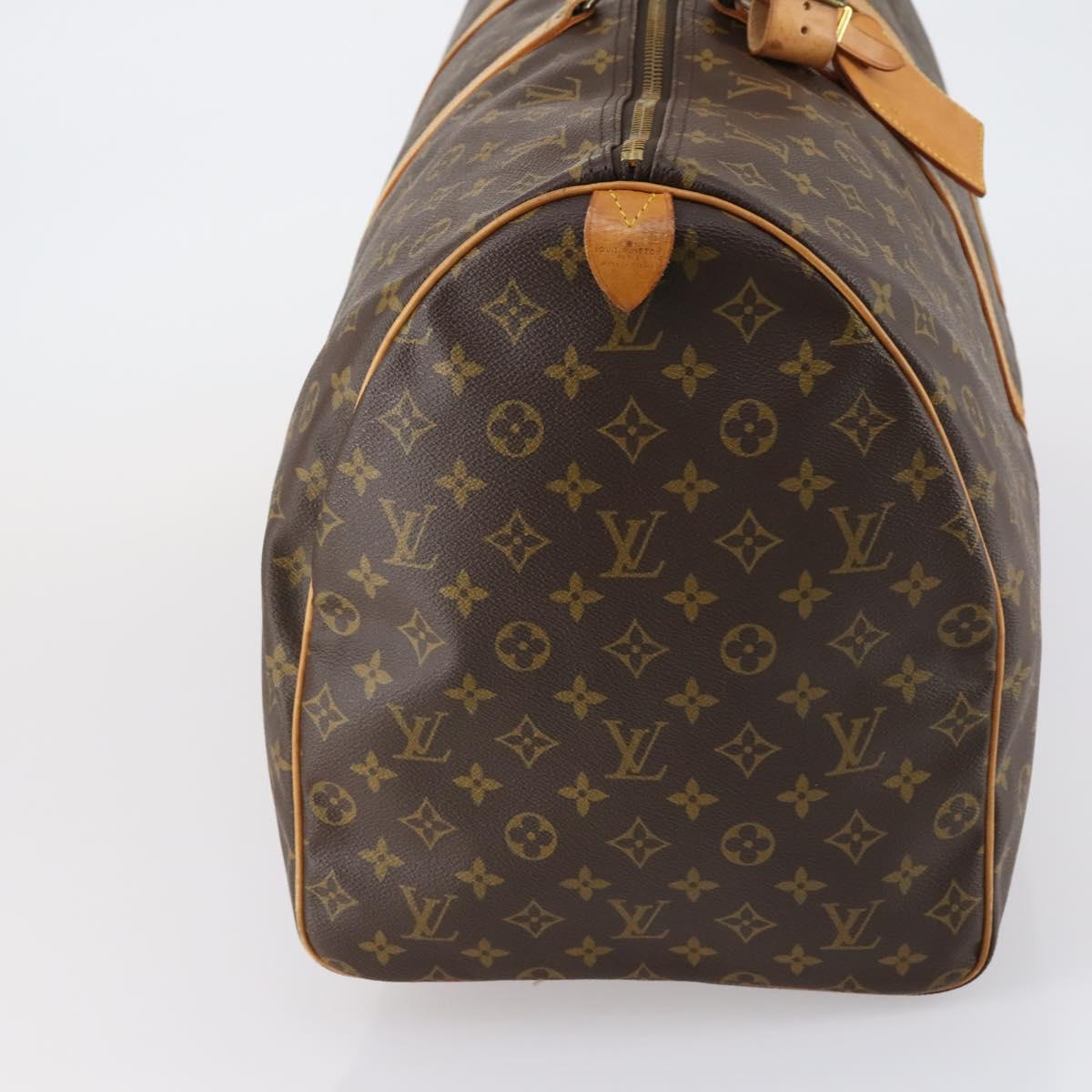 LOUIS VUITTON Monogram Keepall 60 Boston Bag M41422 LV Auth 149605V