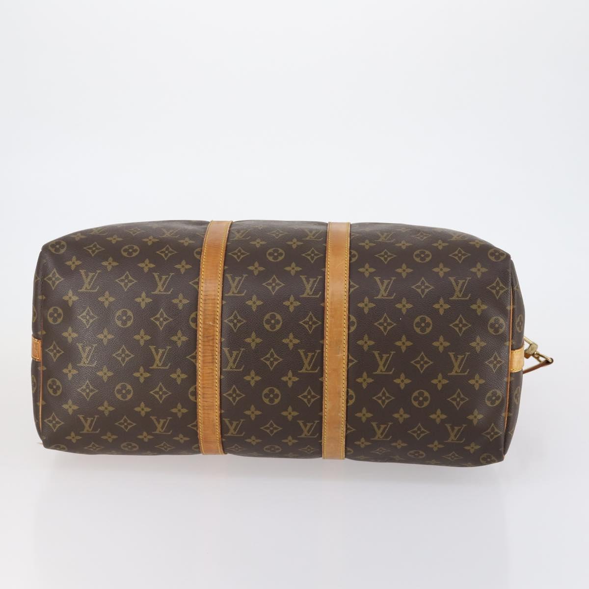 LOUIS VUITTON Monogram Keepall Bandouliere 50 Boston Bag M41416 LV Auth 149606