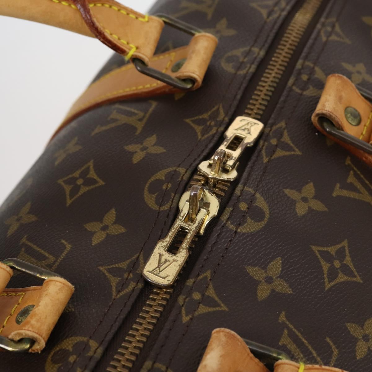 LOUIS VUITTON Monogram Keepall Bandouliere 50 Boston Bag M41416 LV Auth 149606