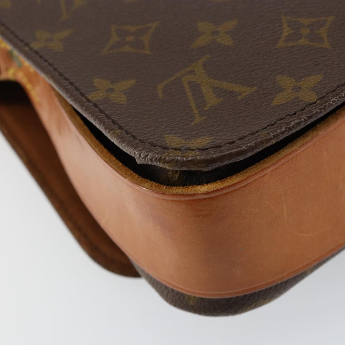 LOUIS VUITTON Monogram Cartouchiere MM Shoulder Bag Vintage M51253 Auth 149607